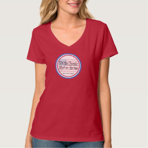 Vi, Folkets V-nacke-dams T-shirt