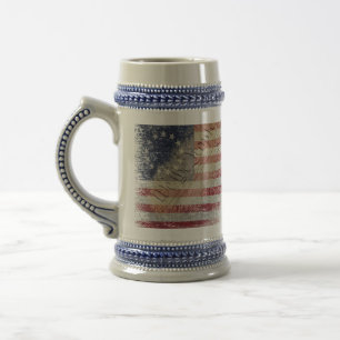 VI FOLKS Vintage Betsy Ross American Flagga Sejdel