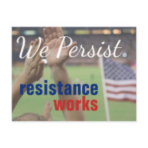 Vi fortsätter protesterna mot motståndsarbetet är 