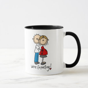 Vi förväntar babyTshirts och gåvor Mugg