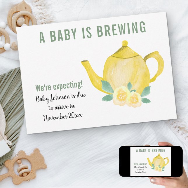 Vi förväntar oss att en Baby brinner Gravid Meddelande (Skapare uppladdad)
