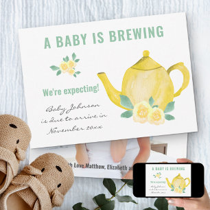 Vi förväntar oss att Photo Baby brinner Gravid Meddelande