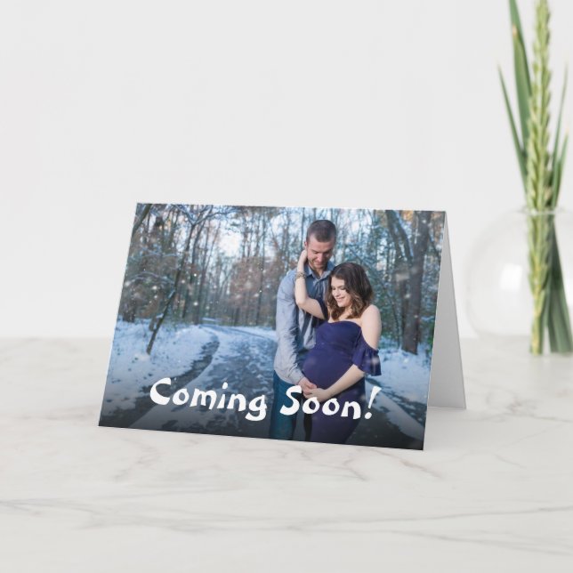 Vi förväntar oss fotomodern varning meddelande (Framsida)