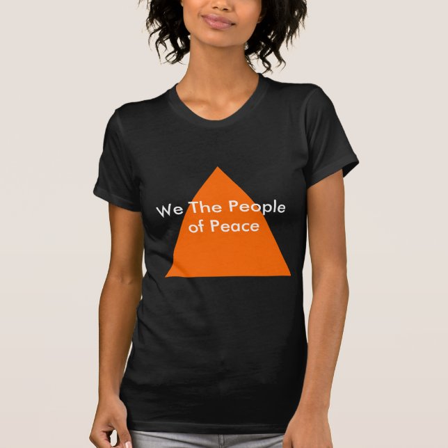 Vi fredens folk MUSEUM Zazzle-gåvorna Tee Shirt (Framsida)