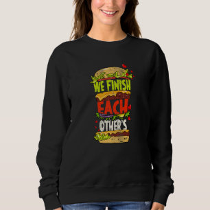 Vi Fullbordar Varandras Smörgåsar Par Valentin T Shirt