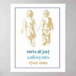 Vi går bara hem till varandra poster