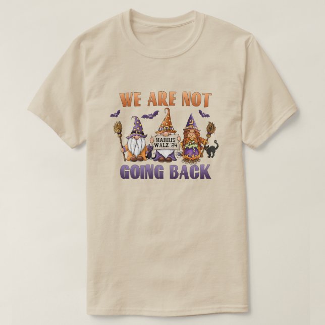 Vi går inte tillbaka Harris "24 Halloween Gnomes" T Shirt (Design framsida)