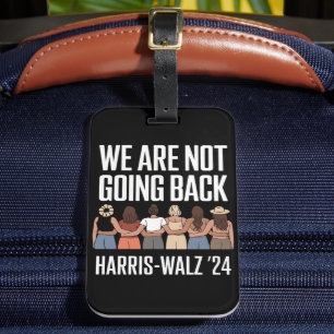 Vi Går Inte Tillbaka Kamala Harris Waltz 24 Bagagebricka