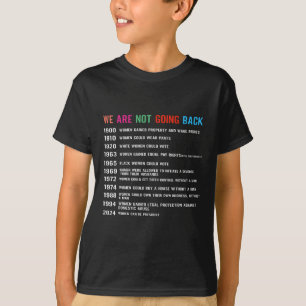 Vi går inte tillbaka till Höger för omröstning T Shirt