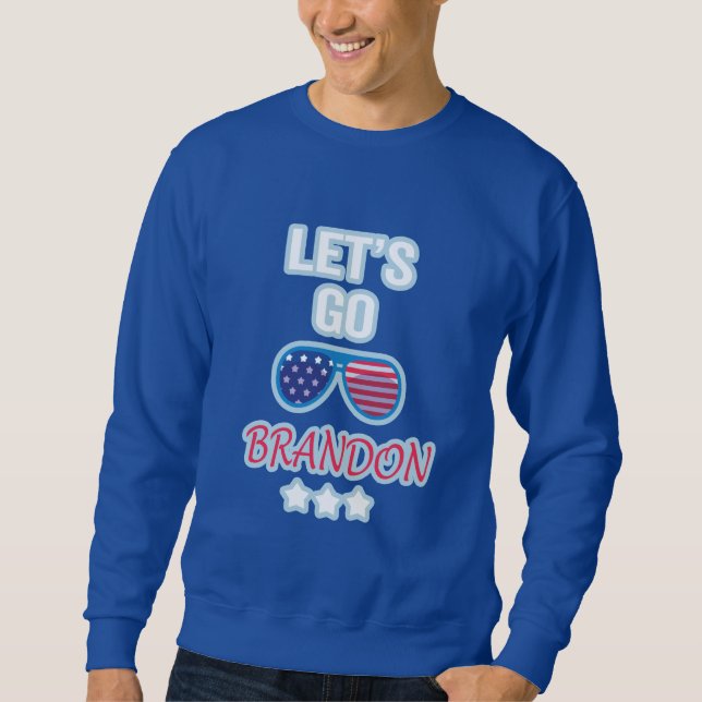 Vi går    med brandonsweatshirt lång ärmad tröja (Framsida)