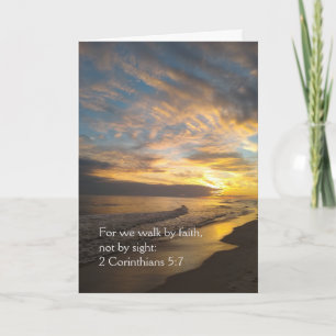 Vi går med Faith Card Kort