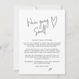 Vi Går Neråt Nedskalad Script Font Meddelande