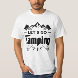Vi går och campar, campar vibes t shirt