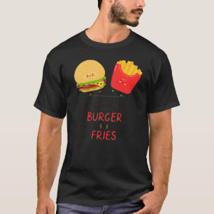 Vi går samman som Vänskapen för burger och färder T Shirt