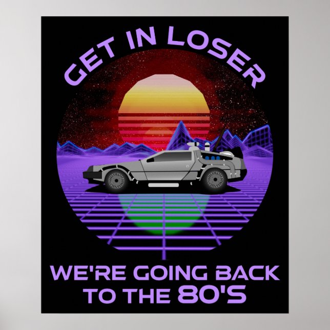 Vi går tillbaka till 80:s lustigt. poster (Framsidan)