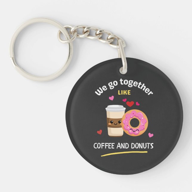 Vi går tillsammans som att matcha kaffe och donuts (Framsidan)