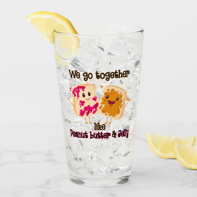 Vi går tillsammans som jordnötssmör och gelé glaskopp (Framsida Ice)