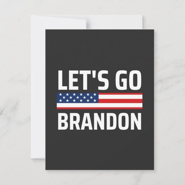 Vi går under brandon chant joe biden, roligt att g (Framsida)