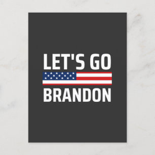 Vi går under brandon chant joe biden, roligt att g vykort
