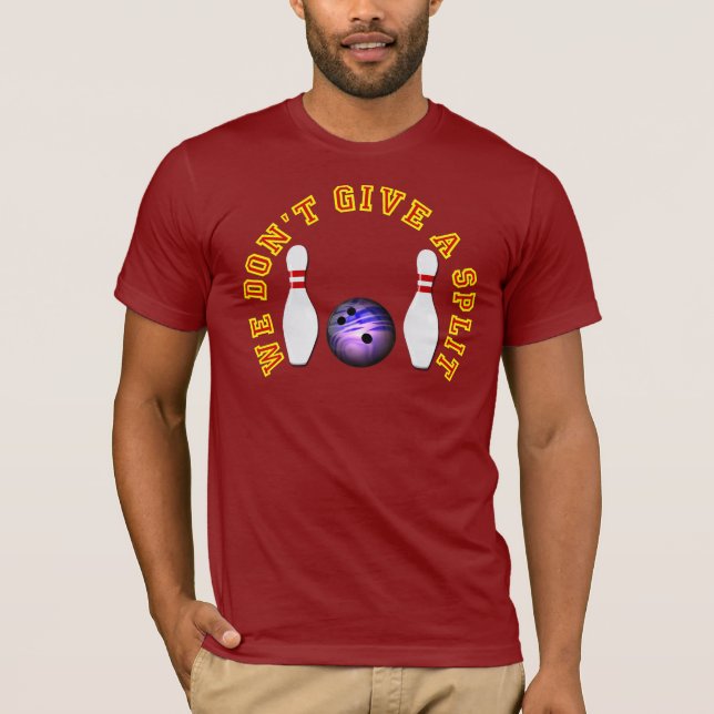 Vi ger inte en splittring - bowlinglagnamn t shirt (Framsida)