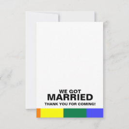 Vi Gifta Oss Tack För Att Du Kommer Kort