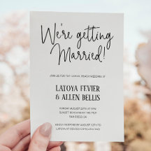 Vi Gifta sig Avslappnad Beach Wedding
