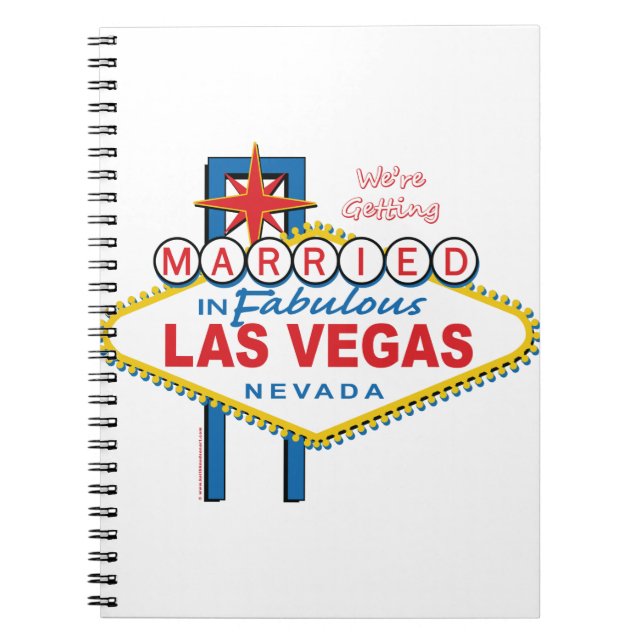 Vi Gifta sig i Las Vegas Anteckningsbok (Framsidan)