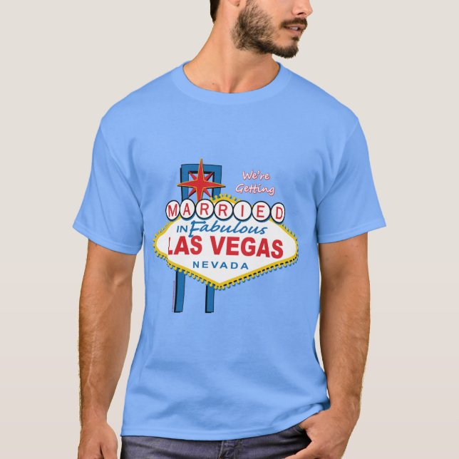 Vi Gifta sig i Las Vegas T Shirt (Framsida)
