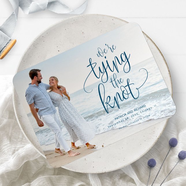 Vi Gifter sig Bröllop spara datum Photo Magnet (Skapare uppladdad)