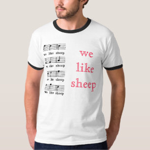 Vi gillar får t-shirt