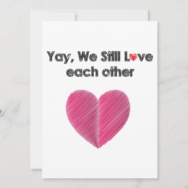 Vi gillar fortfarande varandra julkort (Framsida)