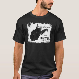 Vi gillar inte dig Antingen-Svarten T-shirt