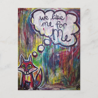 Vi gillar mig för mitt postkort vykort