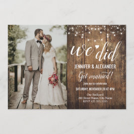 Vi Gjorde Bröllopsfest Inbjudningar