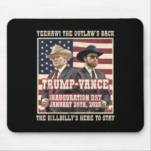 Vi gjorde det, och Hillbilly Trump Vance. Musmatta