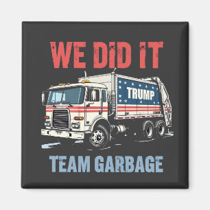 Vi Gjorde Det Team Sopor Trump Vann Soporlastbil Magnet