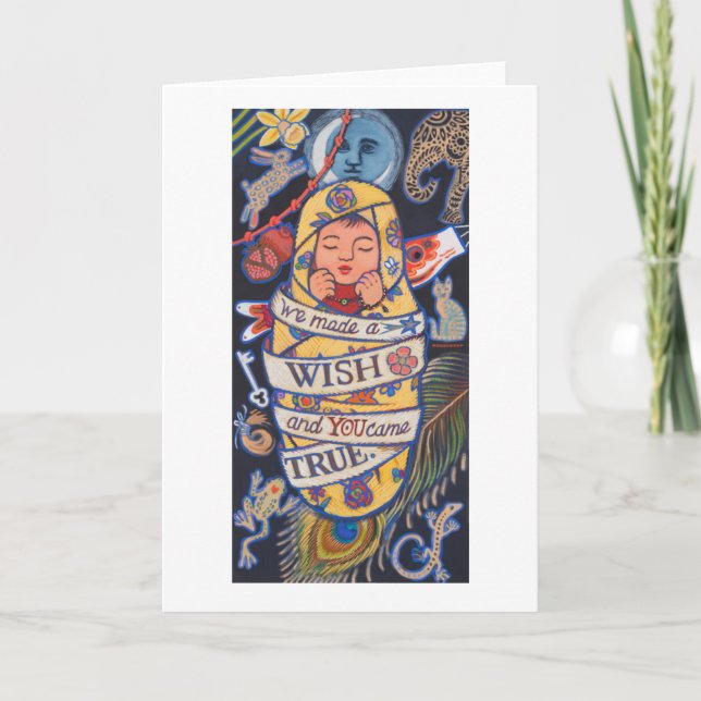 Vi gjorde en WISH och du kom.. Kort (Framsida)