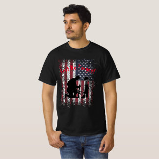 Vi glömmer veterandagen Stars och stripes T Shirt