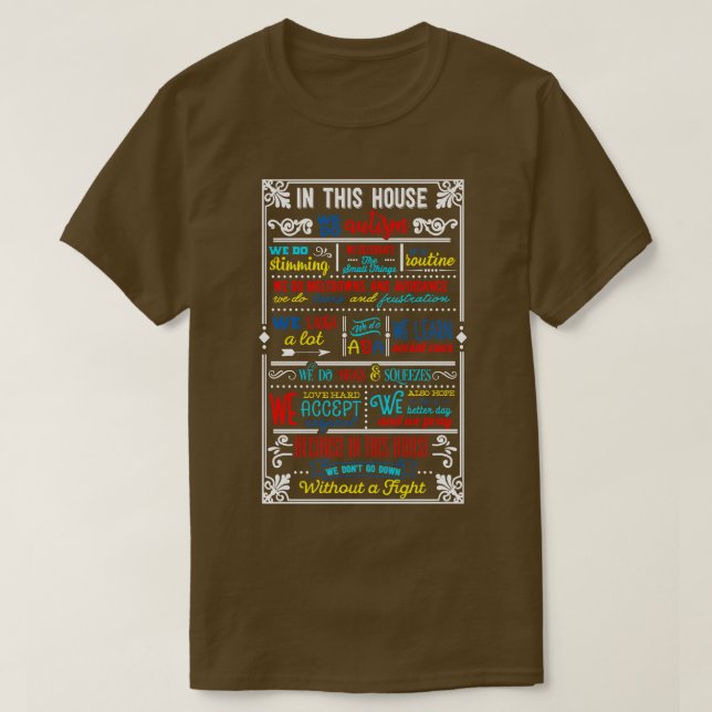 Vi gör Autism T Shirt (Design framsida)