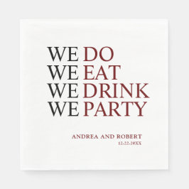 Vi gör Bröllop Pappersservett