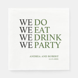 Vi gör Bröllop Pappersservett