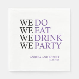 Vi gör Bröllop Pappersservett