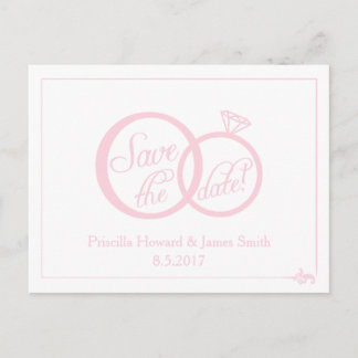 Vi Gör Bröllop Spara Datum Postkort (vit) Meddelande Vykort