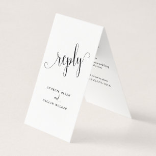 Vi gör Calligraphy Bröllop Long OSA kort