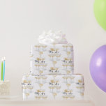 Vi gör champagne Torn Black och Guld Bröllop Presentpapper<br><div class="desc">Bröllop Wrapping Papper. "Det gör vi". Champagne torn.</div>