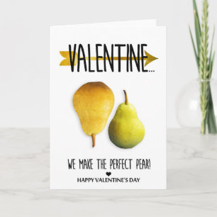 Vi gör den perfekta pearvalentin dag helgkort