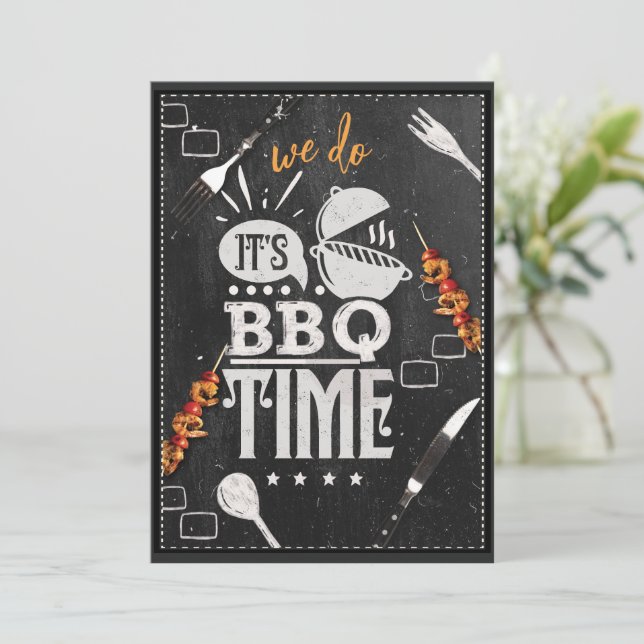 Vi gör det till BQ Time Sommar Party-inbjudan Inbjudningar (Stående Fram)