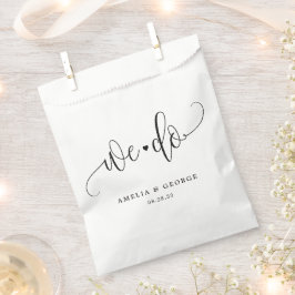 Vi gör Editable Färg Wedding Favor Bagors