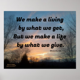 VI GÖR EN LIVANDE WINSTON CHURCHILL POSTER