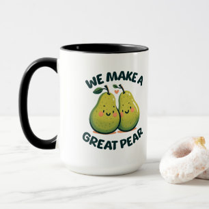 Vi gör en Underbar Pear Anpassningsbar Valentines Mugg